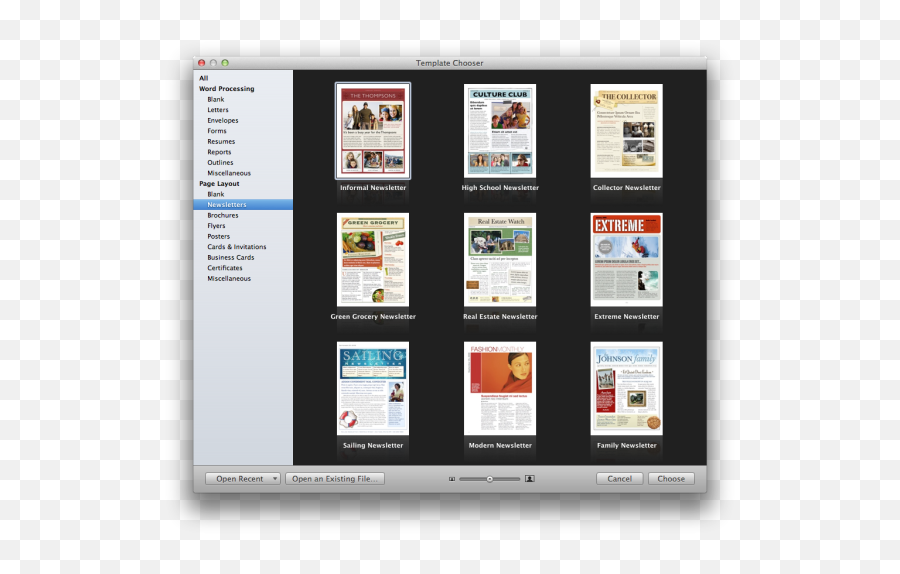 Create A Holiday Newsletter With Pages Or Iphoto - Pages Templates Png,Iphoto Icon