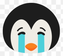 Penguin Muzzle Sad Flat Sticker Transparent Png U0026 Svg Vector - Pingüino Enojados,Penguin Icon Png