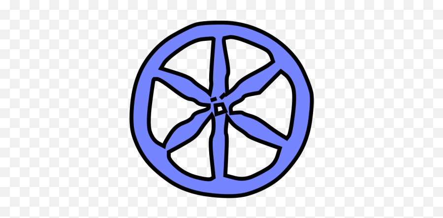 Blue Antique Wheel Png Svg Clip Art For Web - Download Clip Cerchio In Lega Vettoriale,Icon Rim