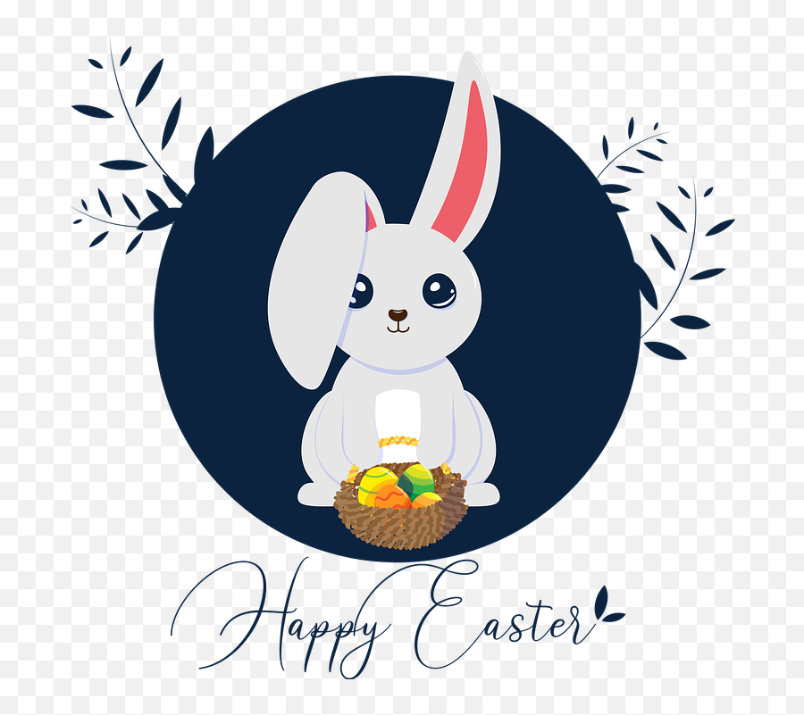 Happy Easter Rabbit - Free Image On Pixabay Easter Png,Easter Buddy Icon