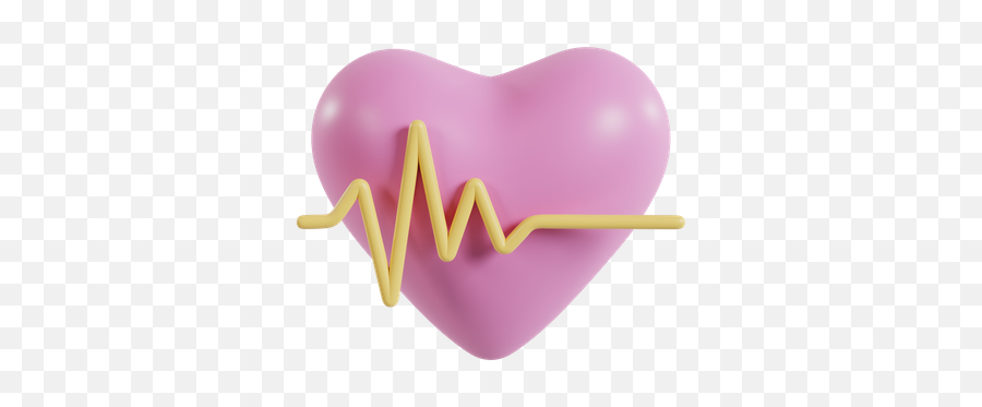 Heart Beat Icon - Download In Line Style Girly Png,Heart Rate Icon Png
