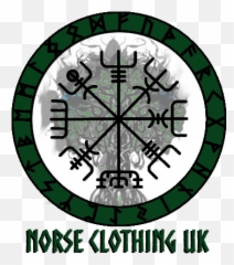 Unisex Short Sleeve Mjolnir Thor Hammer - Shirt Norse Nordic Compass png