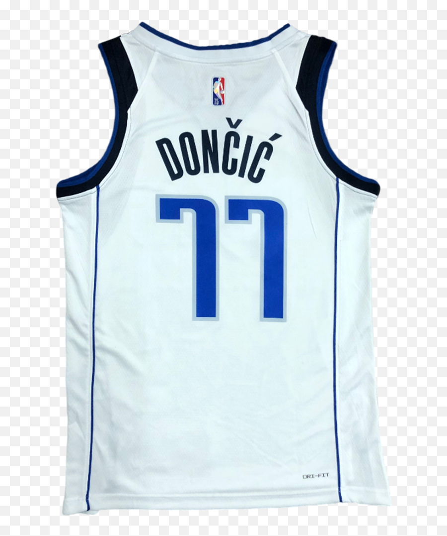 Dallas Mavericks Luka Doncic 77 Nike White 202122 Swingman Nba Jersey - Icon Edition Dallas Mavericks Sleeveless Png,Icon Edition