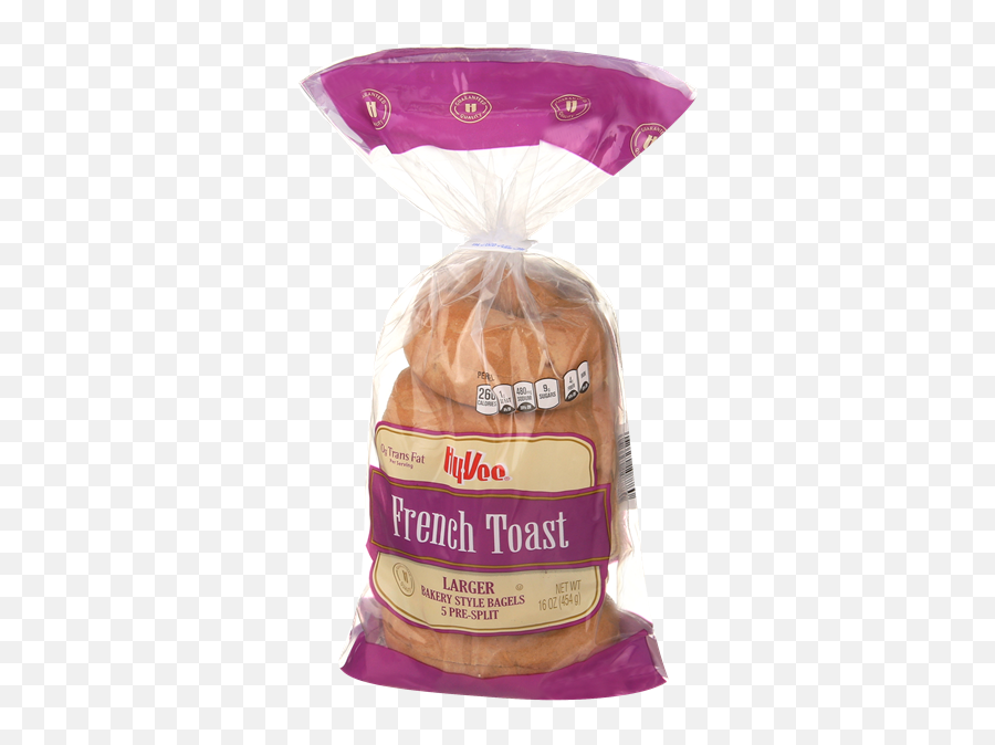Hy - Vee French Toast Bagels 5 Count Presplit Hyvee Aisles Sliced Bread Png,French Toast Png