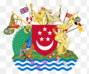 Coat Of Arms A Singaporean Garage Sale Heraldrycirclejerk - Singapore Coat Of Arms Png,Garage Sale Png