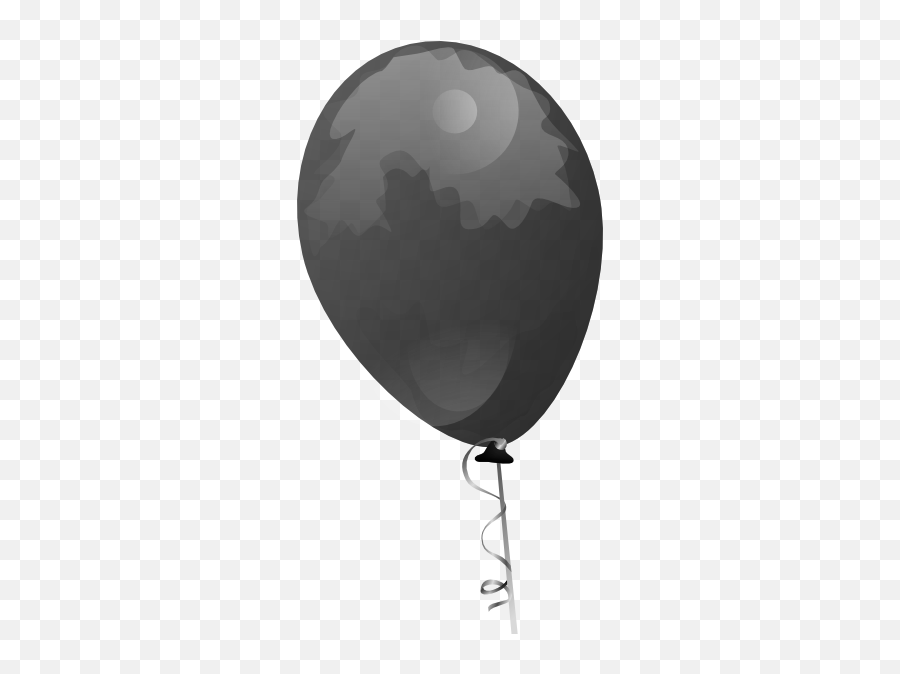Small Black Balloon Clip Art - Vector Clip Art Illustration Png,Balloon Transparent Background