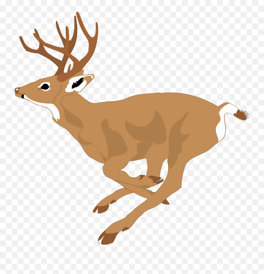 Running Black And White Stock Png Files - Deer Running Clip Art,Running Clipart Png