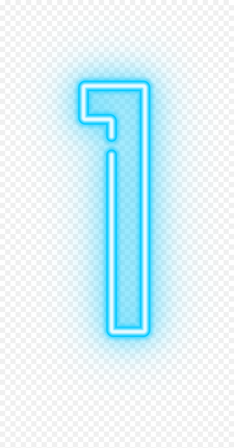 Download Neon Numbers Png Image - Number Neon Light Png,Neon Png