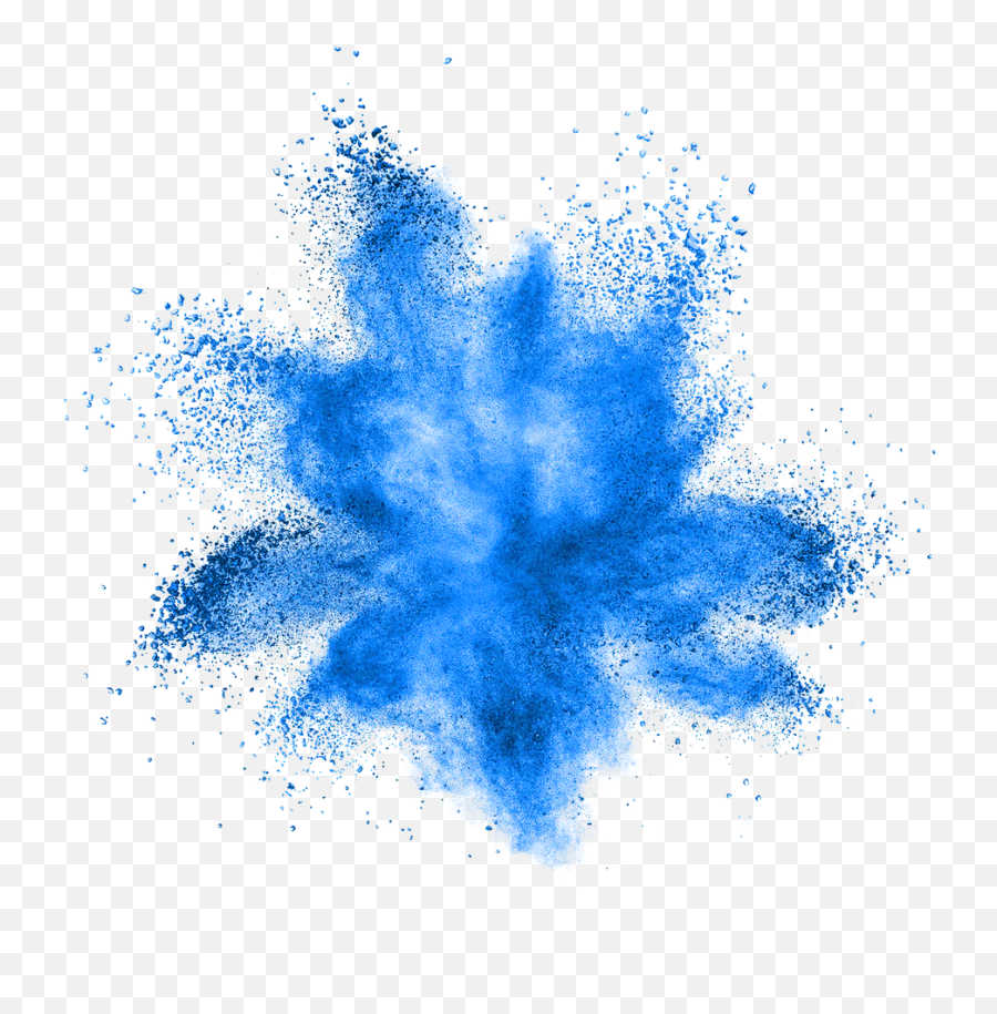 Smoke Blue Neon Splash Freetoedit - Powder Explosion Png,Blue Splash Png