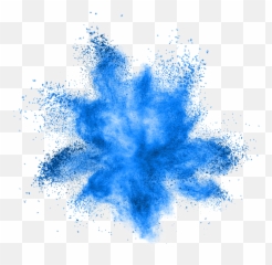 Smoke Blue Neon Splash Freetoedit - Powder Explosion Png,Blue Splash Png