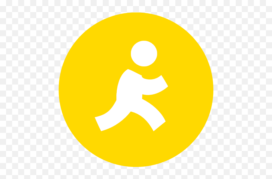 Aol Instant Messenger Icon - Free Social 1 Png,Messenger Icon Png