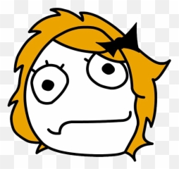 Trollface Girl Png Photo Mart - Face Png