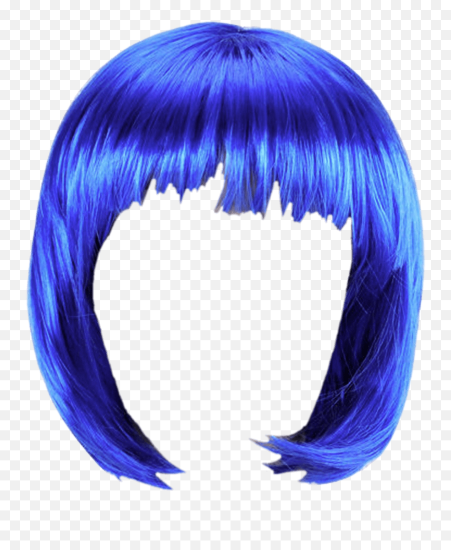 Haircut Clipart Wig Transparent Free For - Blue Wig Png,Hair Transparent Background