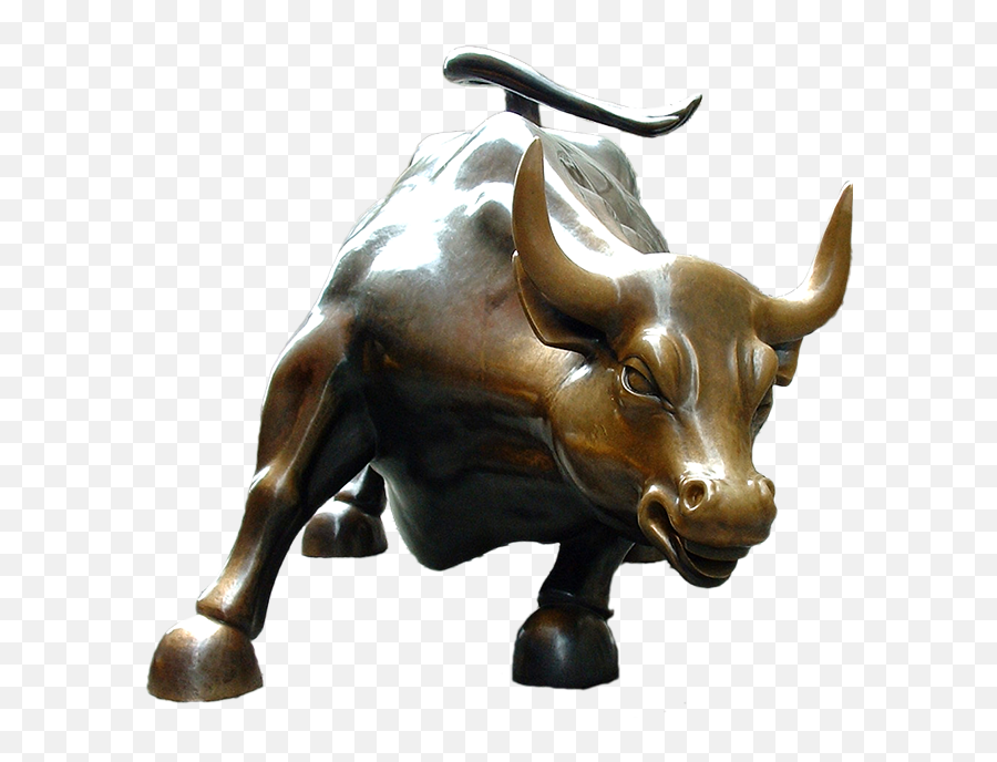 Hd Wall Street Bull Png Transparent - Charging Bull,Bull Transparent