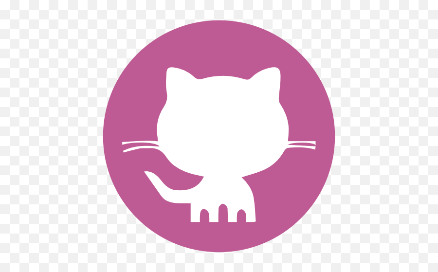 Github Free Icon Of Flat Social Media Icons Set Round Style - Cat Icon Round Png,Github Logo Png