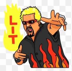 Guy - Cartoon Guy Fieri Drawing Png,Guy Fieri Png