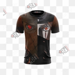 Naruto Obito And Kakashi 3d T - Shirt Otakuranger Bizarre Adventure Stardust Crusaders Shirts Png,Obito Png