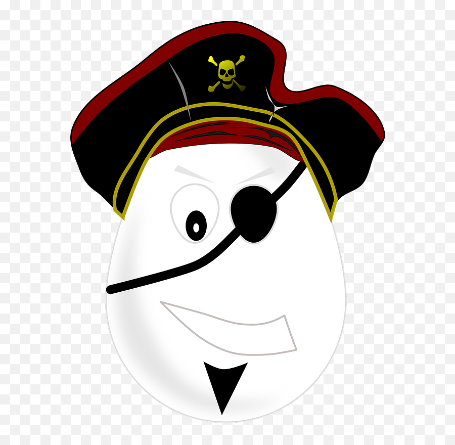 Egg Pirate Clipart Free Download Transparent Png Creazilla - Egg Pirate,Pirate Hat Png