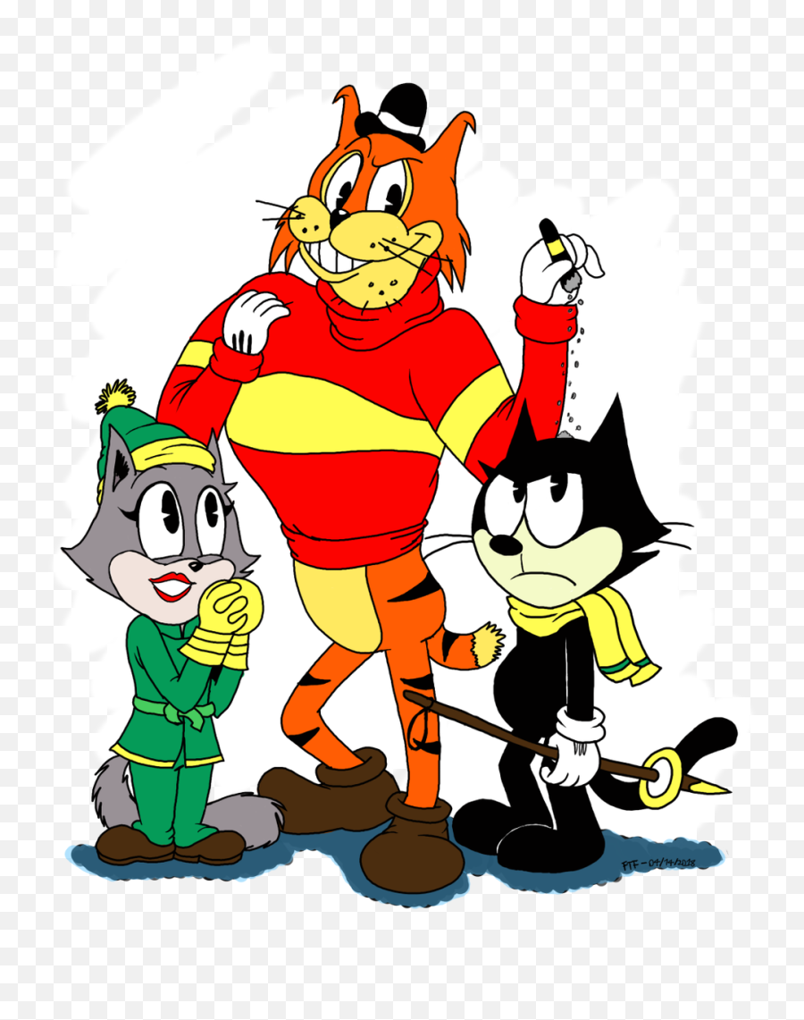 Ftf The Cats 100th - Cartoon Png,Felix The Cat Png