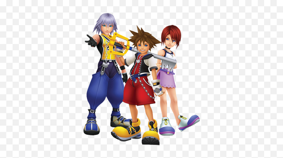 Khwiki 2013 Theme - Sora Riku And Kairi Png,Riku Png