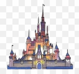 Disney Castle Princess Disneyworld - Png