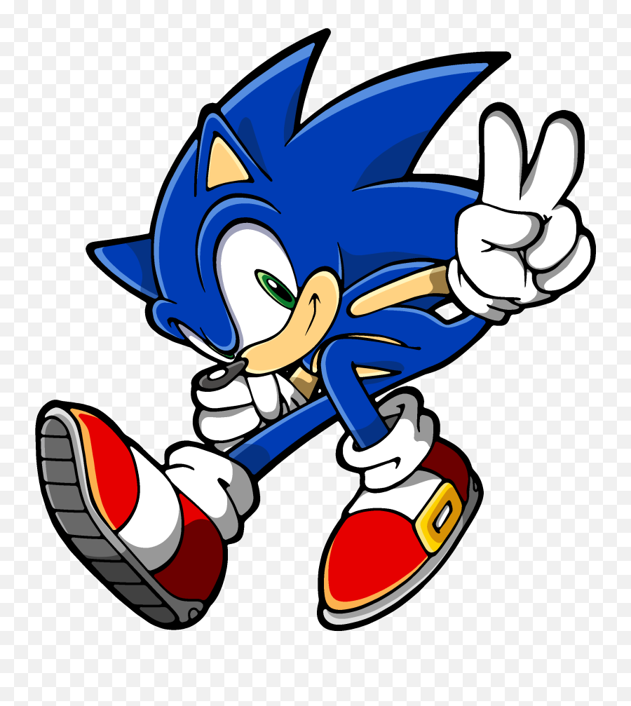Who Would Win In A Fight Sonic Or Sans - Sonic The Hedgehog Cartoon Png,Sonic 06 Logo