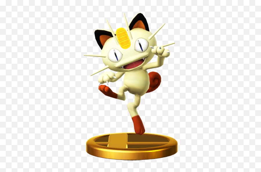 Meowth Transparent Super Smash Bro - Meowth Super Smash Bros Png,Meowth Png