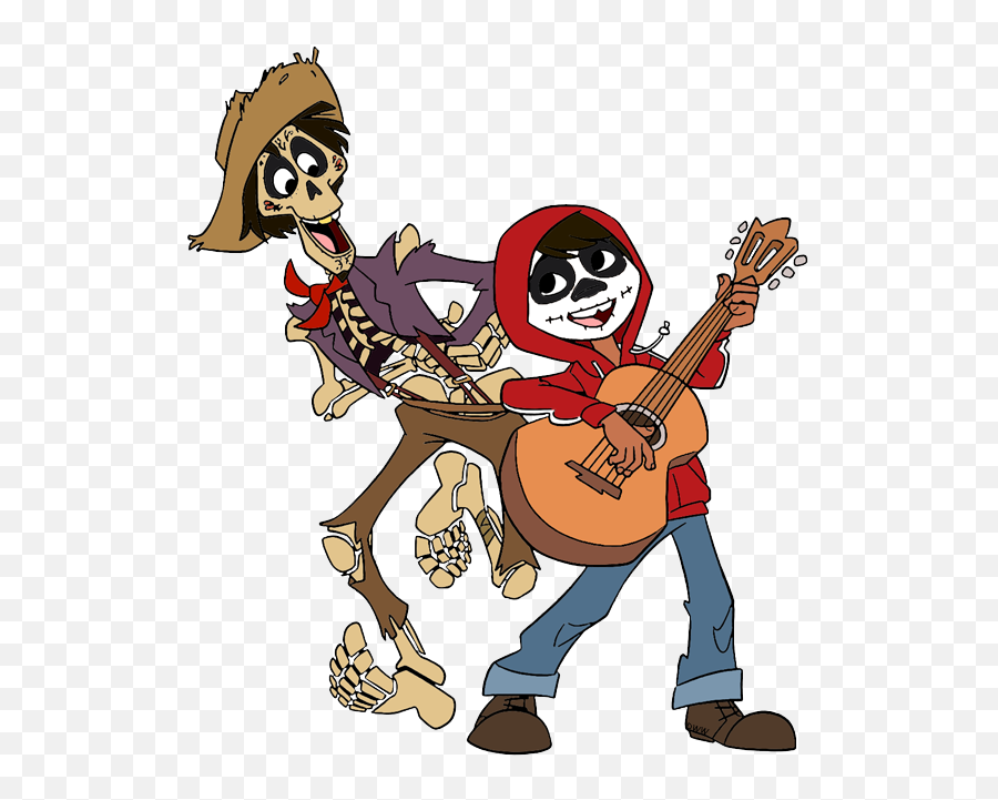 Playing Guitar - Miguel Y Hector Coco Png,Coco Movie Png