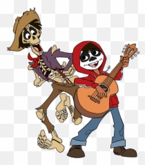 Playing Guitar - Miguel Y Hector Coco Png,Coco Movie Png