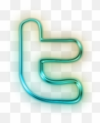 Twitter Icon - Logo Png Neon