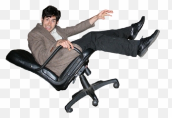 Man Falling Backwards In An Office Png