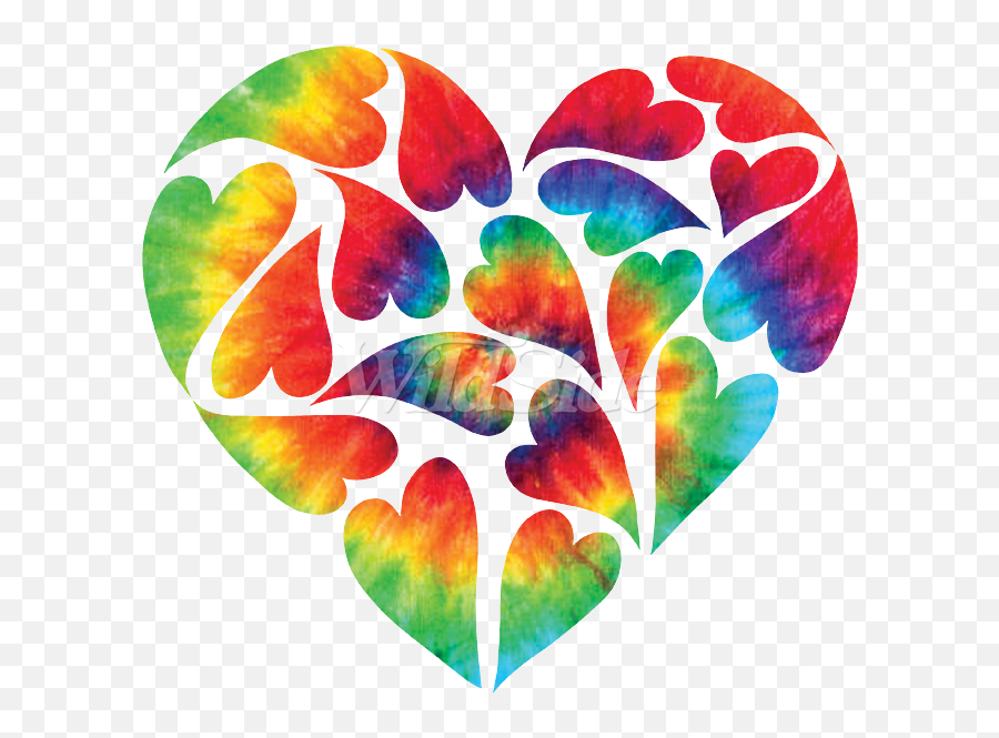 Tie Dye Png - Transparent Tie Dye Background Png,Neon Heart Png