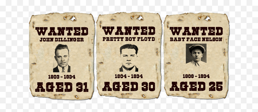 Download Hd Baby Face Nelson And Pretty Boy Floyd - Baby Face Nelson John Dillinger Png,Baby Face Png