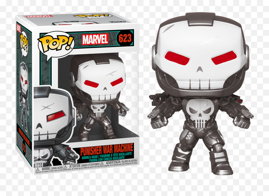 Marvel - Punisher War Machine Us Exclusive Pop Vinyl Marvel Funko Pop Punisher War Machine Png,Punisher Png