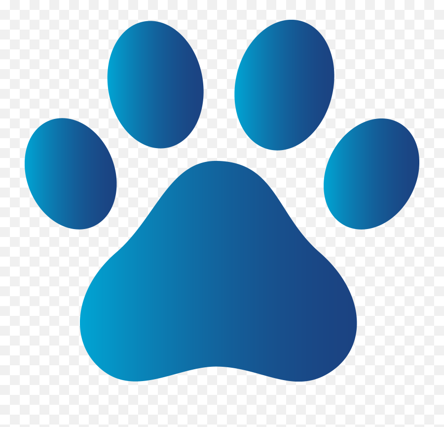 Dog Paw Print Vector - Blue Paw Patrol Paw Png,Paw Print Logo