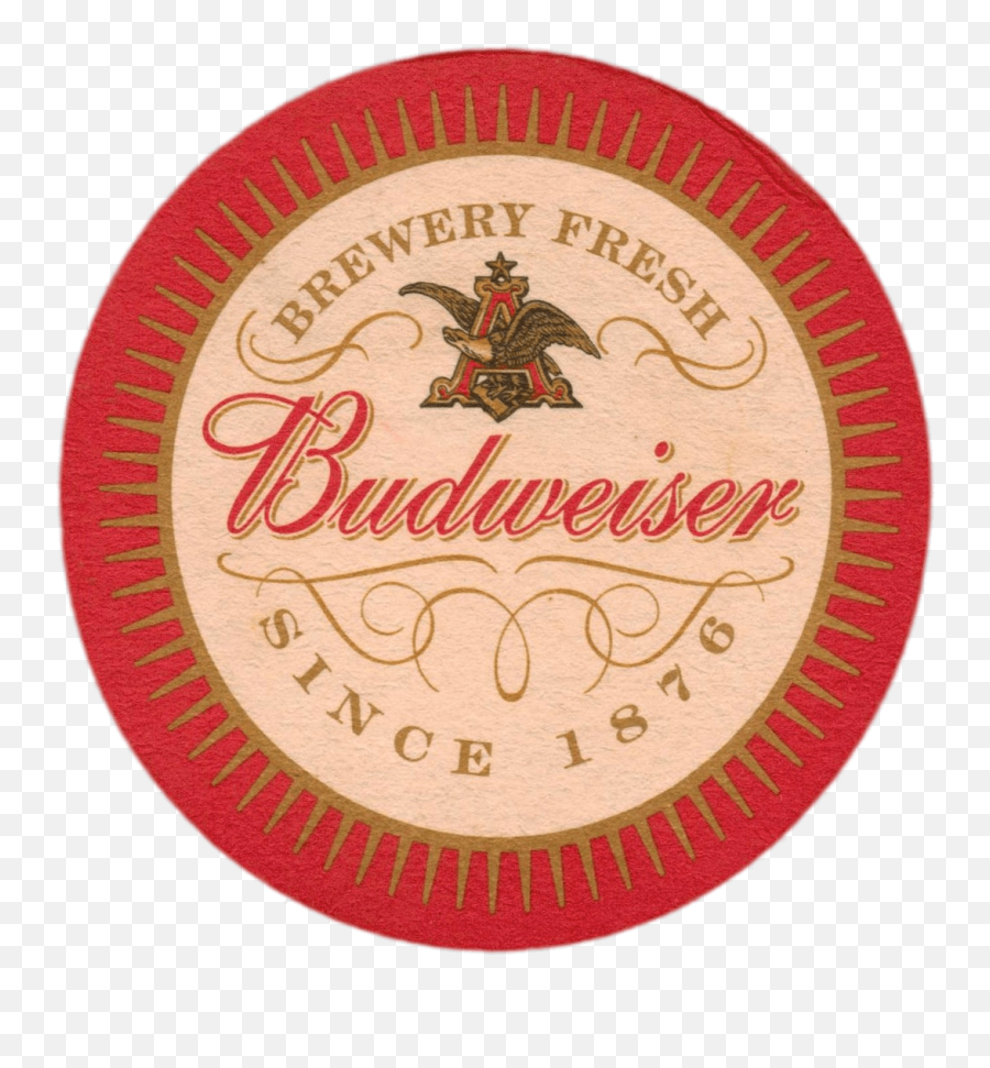 Budweiser Beer Coaster Transparent Png - Logos De Cerveza Budweiser,Budweiser Can Png