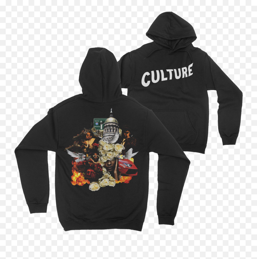 Migos Black Hoodie - Culture Migos Album Png,Black Hoodie Png