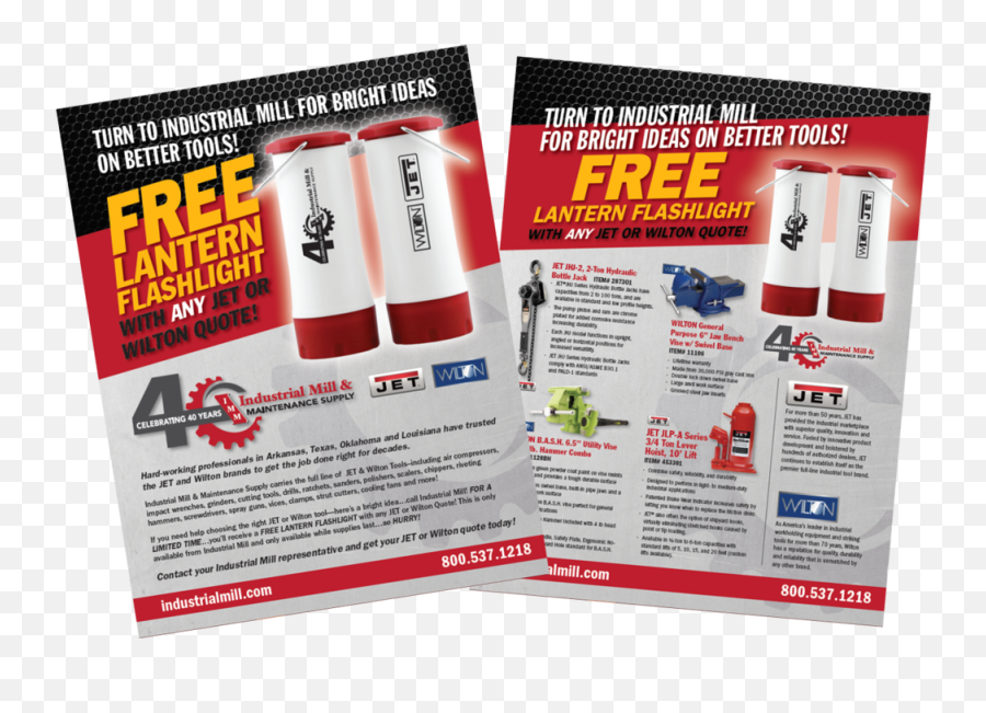 Marketing Projects For Industrial Distributors - Rivet Mro Cylinder Png,Flyer Png