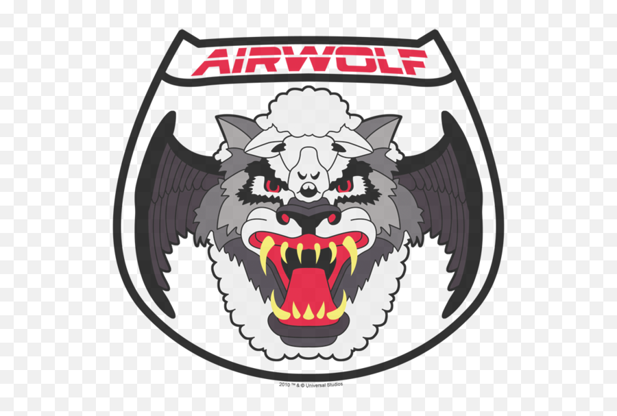 Airwolf Patch Mens Slim Fit T - Airwolf Patch Png,Airwolf Logo