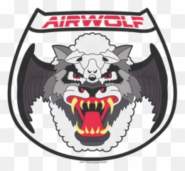 Airwolf Patch Mens Slim Fit T - png