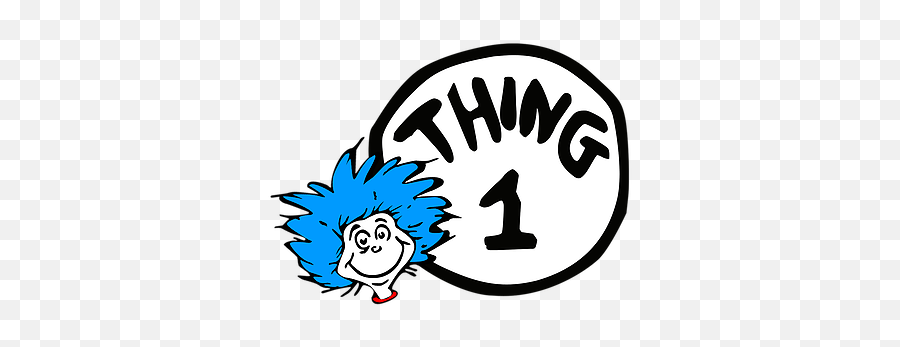 Thing 1 And 2 Shirs - Thing 1 Logo Transparent Png,Thing 1 And Thing 2 Png