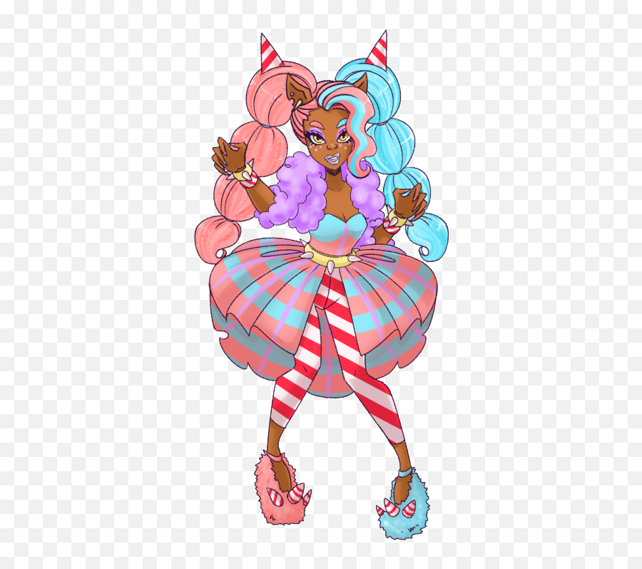 Circus Clipart Cotton Candy Transparent - Sweet Screams Monster High Fanart Png,Cotton Candy Transparent