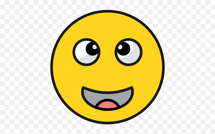 Emoji Smile Laugh Emoticon Crazy - Emoji Png,Crazy Icon