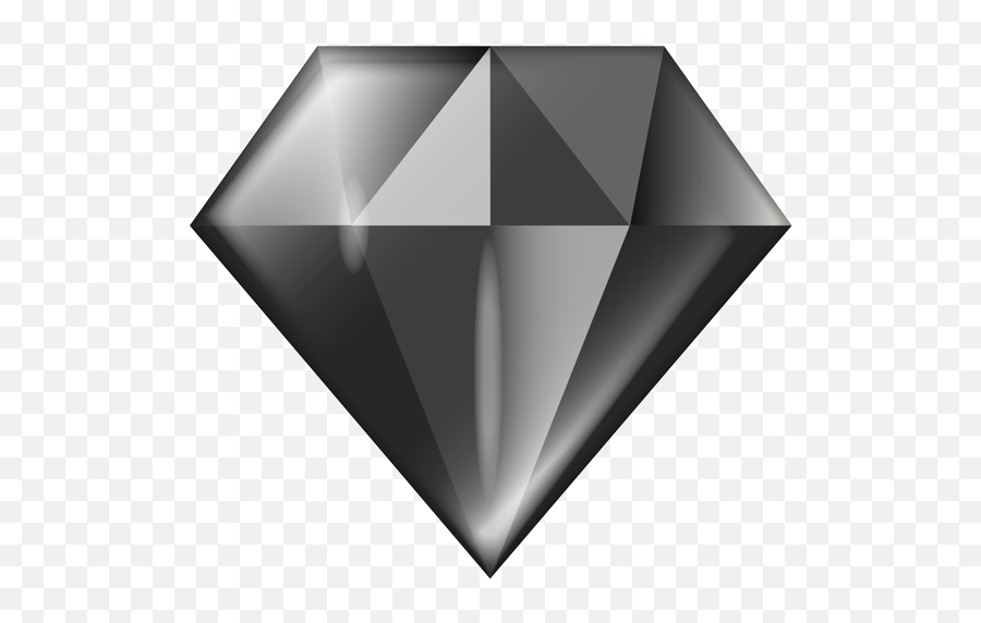 Diamond Emoji Black - Esmeralda Del Caos Negra Png,Icon Variant Etched