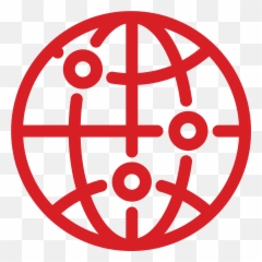 Networking - Man With Globe Logo png
