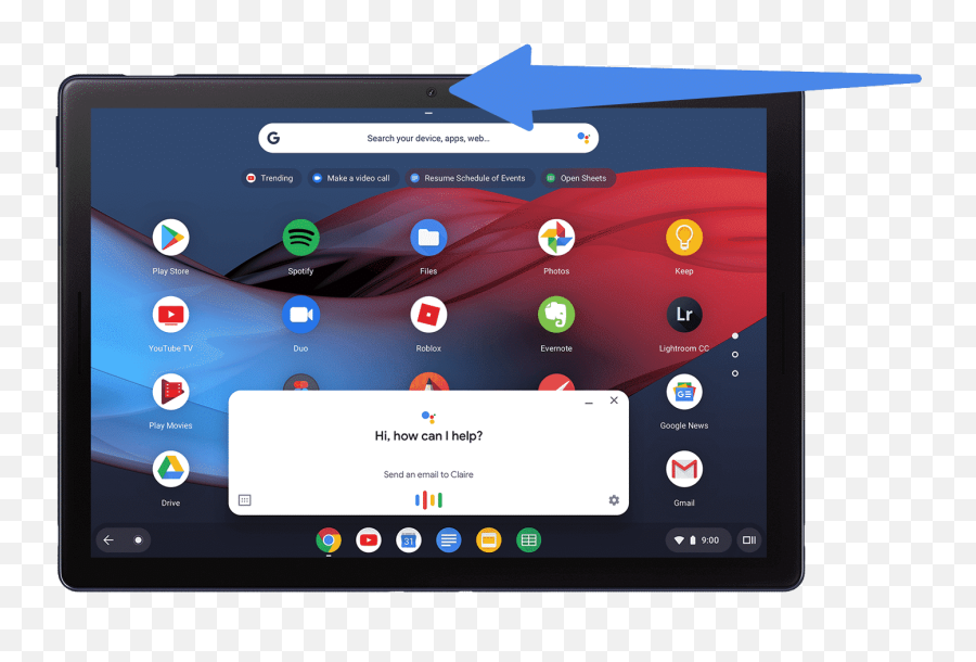 Picture - Google Pixel Slate Camera Png,Chromebook Files Icon