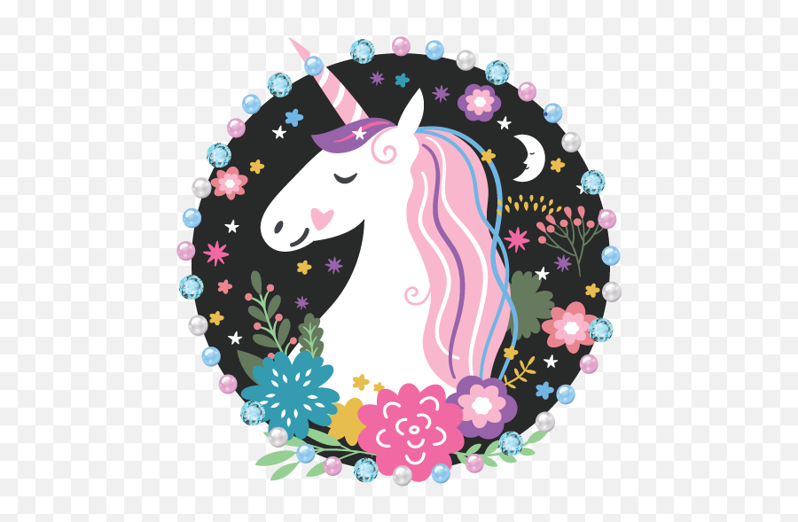 Unicorn Cartoon Theme - Kartun Unicorn Png,Unicorn Icon For Facebook