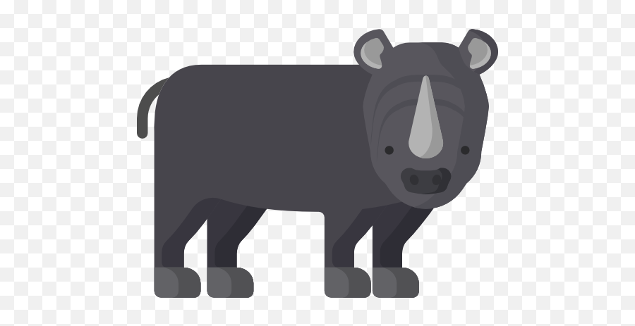 Rhino Free Vector Icons Designed By Freepik Icon - Animal Figure Png,Rhino Icon Png