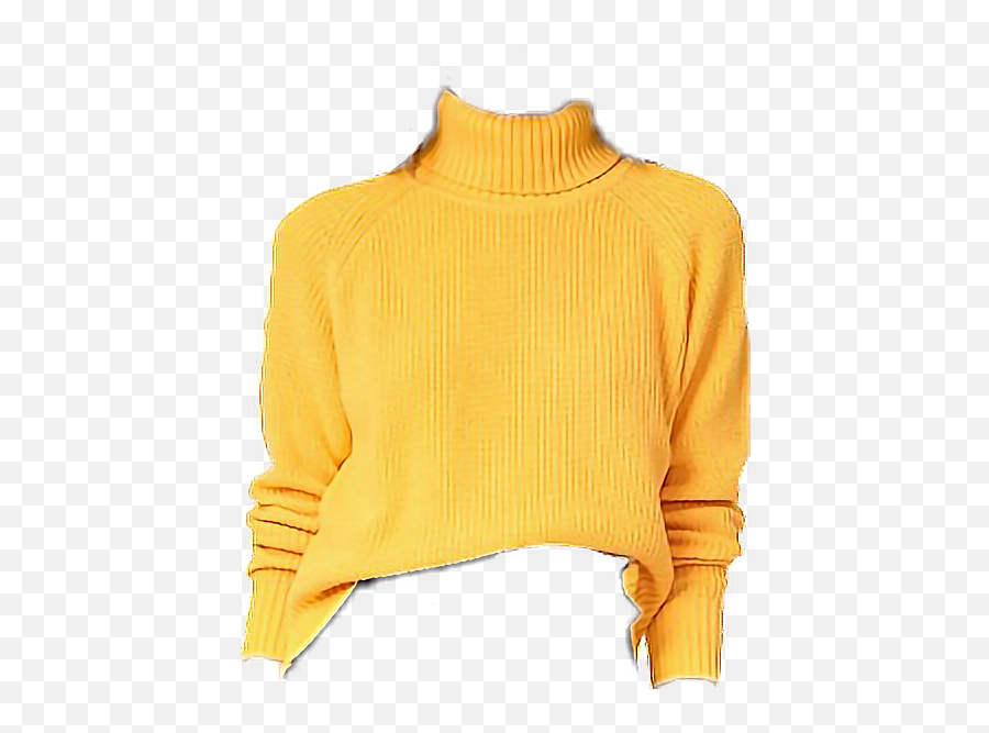 Download Hd Tumblr Sweater Yellow Aesthetic - Yellow Yellow Clothes Aesthetic Png,Transparent Clothes Pic