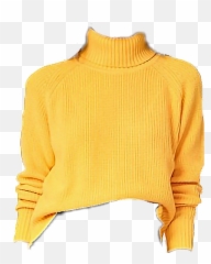 Download Hd Tumblr Sweater Yellow Aesthetic - Clothes Png